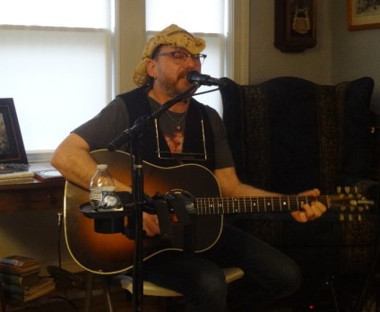 Davey O. house concert in Newton