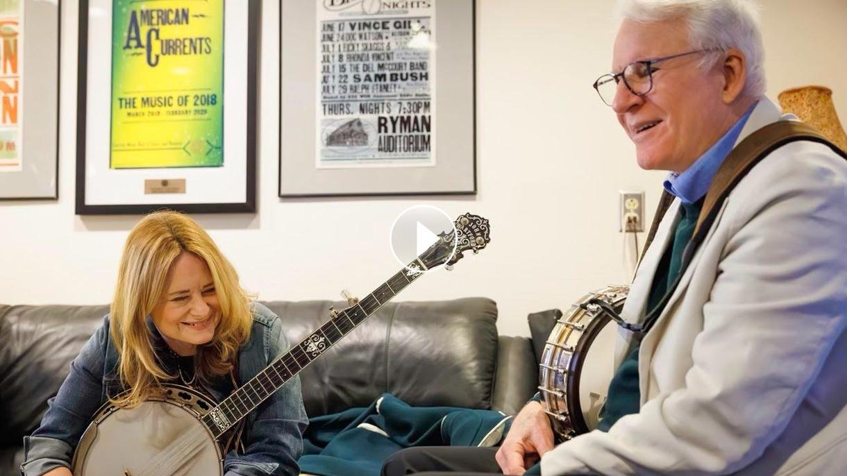 photo of Alison Brown & Steve Martin