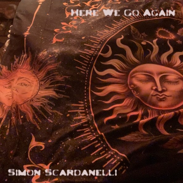 Simon Scardanelli – "Here We Go Again" cover art